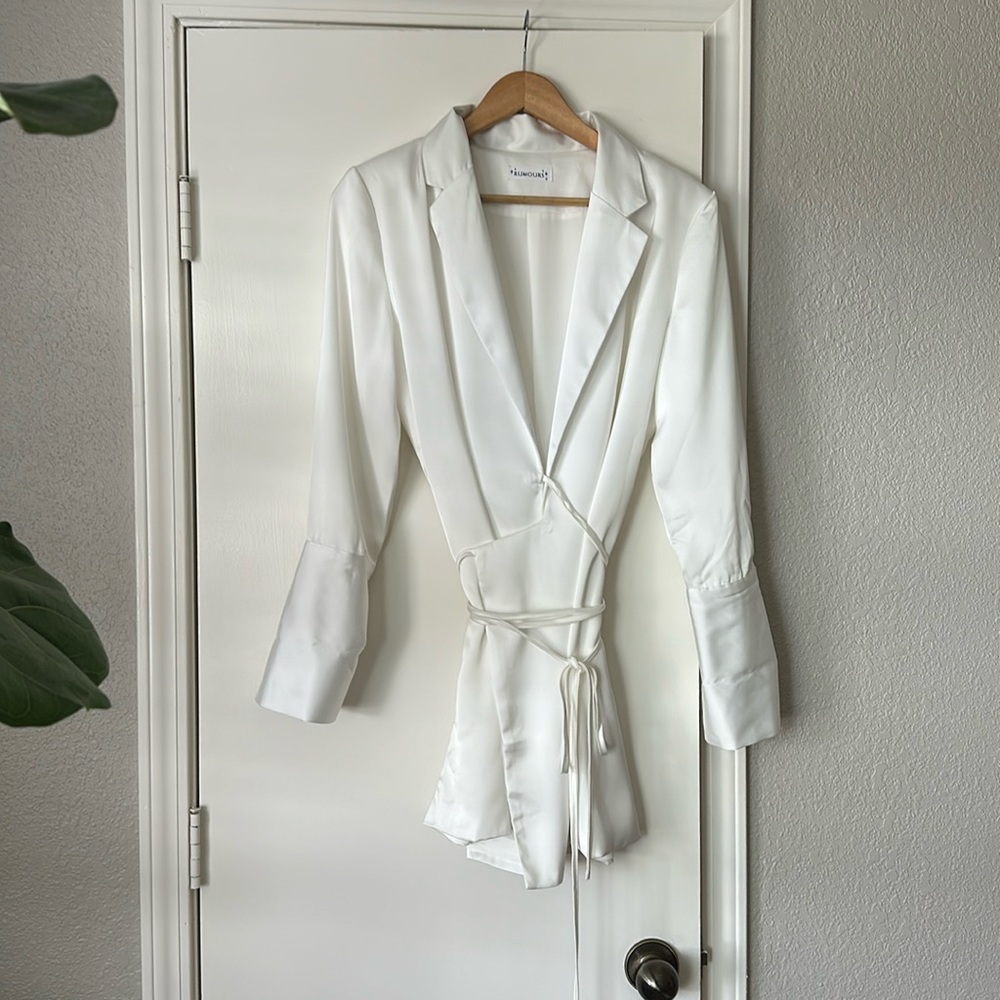Rumored white blazer dress